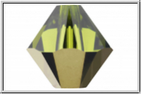 Swarovski� Bicone 5328, 4mm, 228DOR - olivine, dorado, 25 Stk.